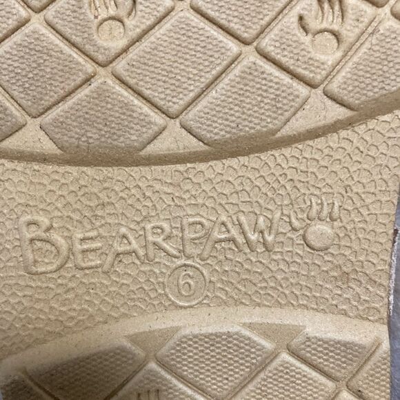 Bearpaw NWOT Loki Metallic Gold Woman’s Sheepskin Lined Slipper. Size 6. - Picture 8 of 8